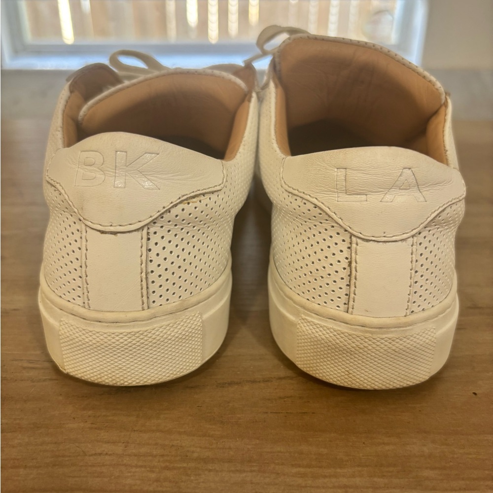 Women’s Greats White Perforated Lace-Up Sneakers - Picture 7 of 12